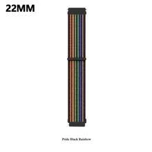 20/22mm Nylon Loop Strap Compatible With Redmi Watch 5 Active/Ltie Sport Band Lightweight Breathable Wristband Adjustable Comfortable Watch Strap - 22mm - View 11