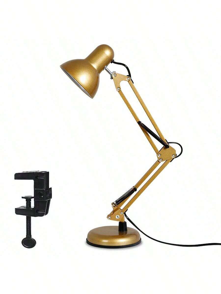 LED Desk Lamp, 3 Modes, Adjustable 360°, Fixed Base, Metal Clip - View 1