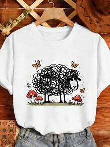 Women T-Shirts - White - View 2