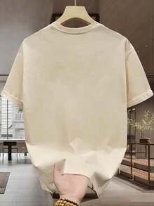 Summer Men's Crew Neck T-Shirts Gym Leisure Vacation High Quality Men's Shirts Fashion Prints Y2K Men's Clothing Festival Sweatshirt Men's Sets Men's Gifts Local Mexico - 酒紅色 - 查看 2