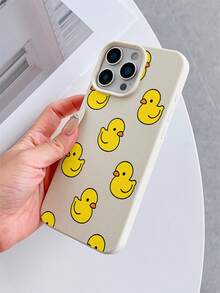 1个荔枝纹理防震TPU手机壳，UV印刷黄色小鸭图案，适用于 7/8/7 Plus/8 Plus/X/XS/XR/XS Max/11/11 Pro/11 Pro Max/12/12 Pro/12 Pro Max/12 Mini/13/13 Pro/13 Pro Max/13 Mini/14/14 Pro/14 Pro Max/14 Plus/15/15 Pro/15 Pro Max/15 Plus/16/16 Pro/16 Pro Max/16 Plus/17/17 Pro/17 Pro Max/Air - 彩色 - 查看 4