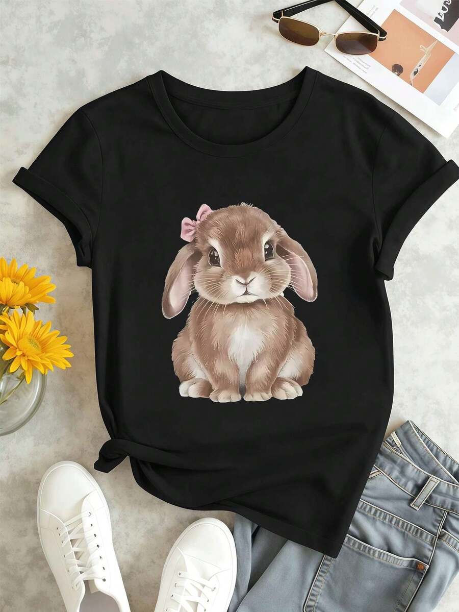 Women T-Shirts - Black - View 1