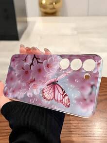 1个钻石玫瑰花透明软手机壳，兼容 17系列、荣耀、三星Galaxy A04e/12/A13/A14/A34/A50/A52/A53/A54/S21/S22/S23/S24/S25/S25 Ultra、6A/7A/8A、12T/13T - 無色 - 查看 3