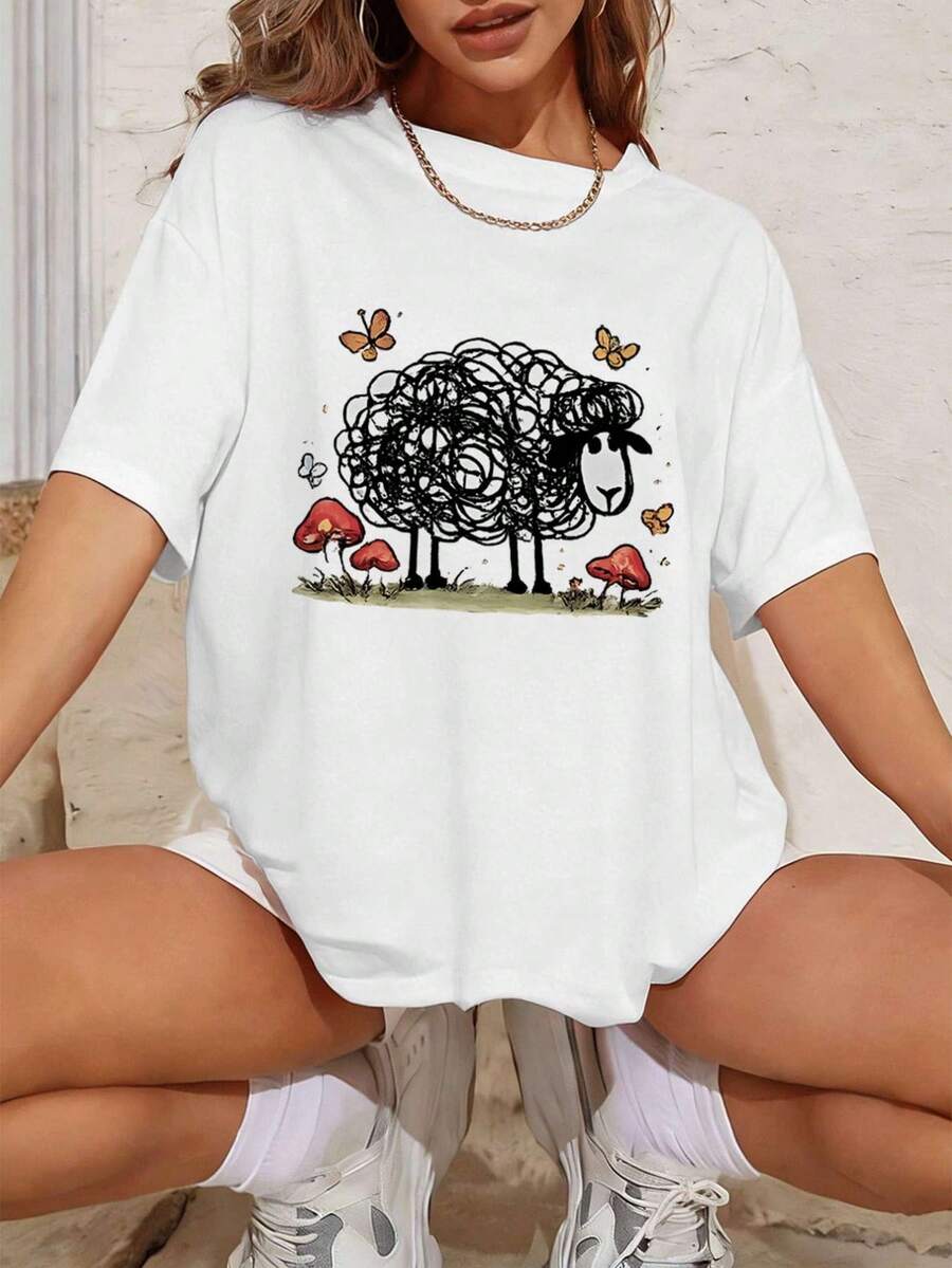 Women T-Shirts - White - View 1
