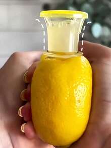 2-In-1 Manual Lemon & Orange Juicer, Small Plastic Citrus Juice Extractor, Fruit Juice Maker [Green + Yellow] - Multicolor - View 9