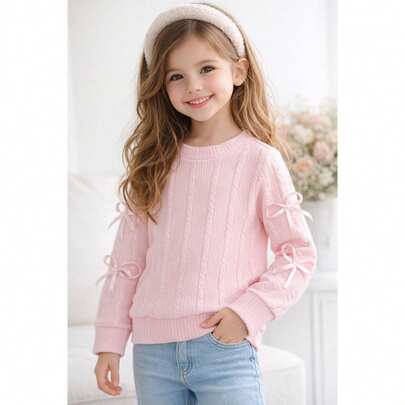 Blusa com lacinhos infantil e juvenil