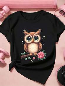 Women T-Shirts - Black - View 2