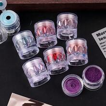 24 Colores Polvo de Uñas Metálico Espejo Neón, Juego de Accesorios Multiusos de Decoración de Arte de Uñas Camaleón Aurora - Multicolor - Ver 4