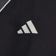 Chaqueta informal deportiva holgada de adidas para hombre - Negro - Ver 6