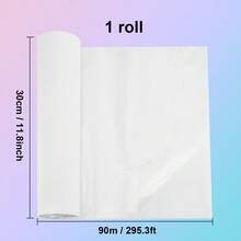 30pcs A4 Size Heat Transfer Vinyl Rhinestone Positioning Paper - Thermal Transfer Vinyl Rhinestone Positioning Film Paper, White Acrylic Rhinestone Heat Press Transfer Paper - A4 30pcs - View 4