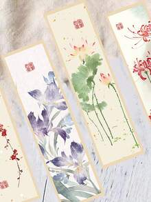 Bộ 30 chiếc đánh dấu trang sáng tạo theo phong cách tranh vẽ truyền thống Trung Quốc, được làm bằng giấy, dễ dàng sử dụng để đánh dấu tiến trình đọc sách của bạn. Lý tưởng cho những người yêu thích văn học sử dụng hàng ngày, chúng mang vẻ đẹp thẩm mỹ của tranh vẽ truyền thống Trung Quốc vào thói quen đọc sách hàng ngày của bạn. - Nhiều màu - Xem 6
