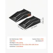 Rampe per rimorchio e portellone - ca. 6,6 cm (2,6 pollici), ca. 44,5 cm (17,5 pollici), 2 pezzi - Visualizzare 11