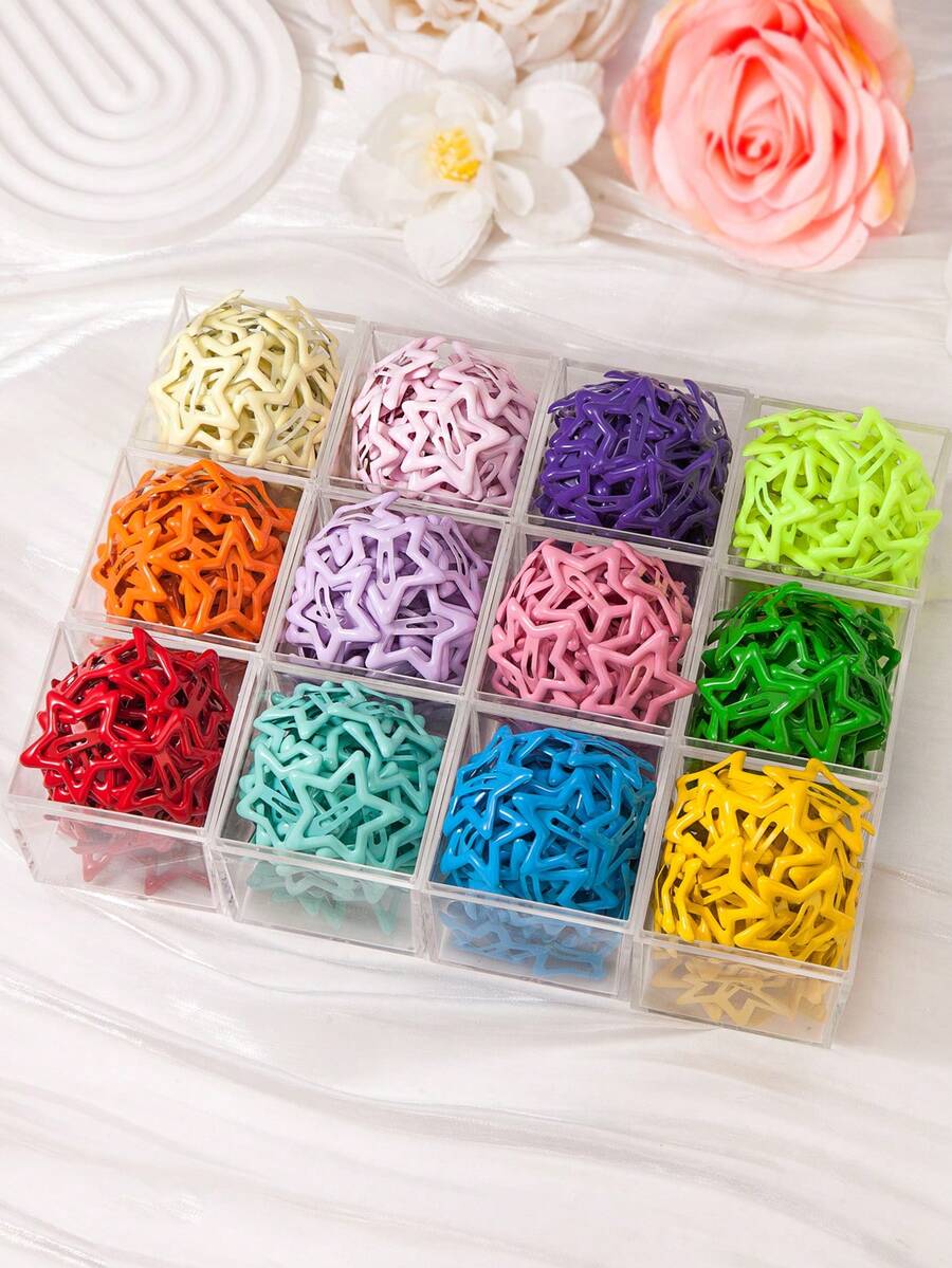 20/40 chiếc kẹp tóc hình ngôi sao Dopamine nhiều màu sắc, kẹp tóc ngôi sao 5 cánh phong cách Y2K, kẹp tóc mái dễ thương cho nữ, phù hợp sử dụng hàng ngày, dự tiệc, đi biển, làm phụ kiện tóc, kẹp tóc càng cua, đồ dùng học tập, phụ kiện đội đầu. - Nhiều màu - Xem 1