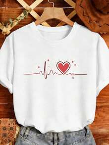 Dam-T-shirts - Vitt - Visa 2