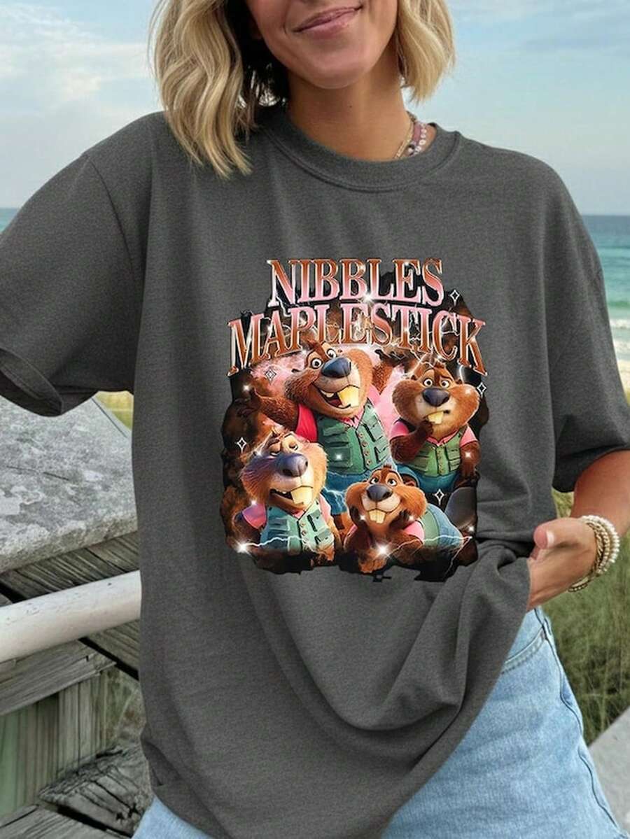 Nibbles Maple Stick Z1ootopia 2 S1Hirt, Z1ootopia Character T1EE, C1Artoon Animal S1Hirt, Funny Animated Movie T S1Hirt.