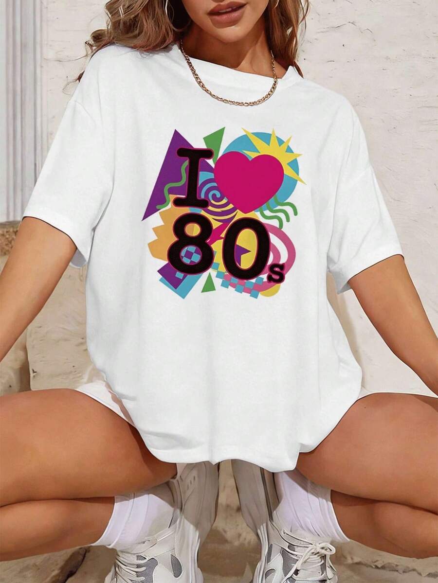 Dam-T-shirts - Vitt - Visa 1