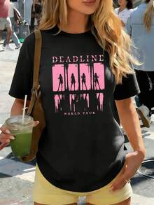 Women T-Shirts - Black - View 1