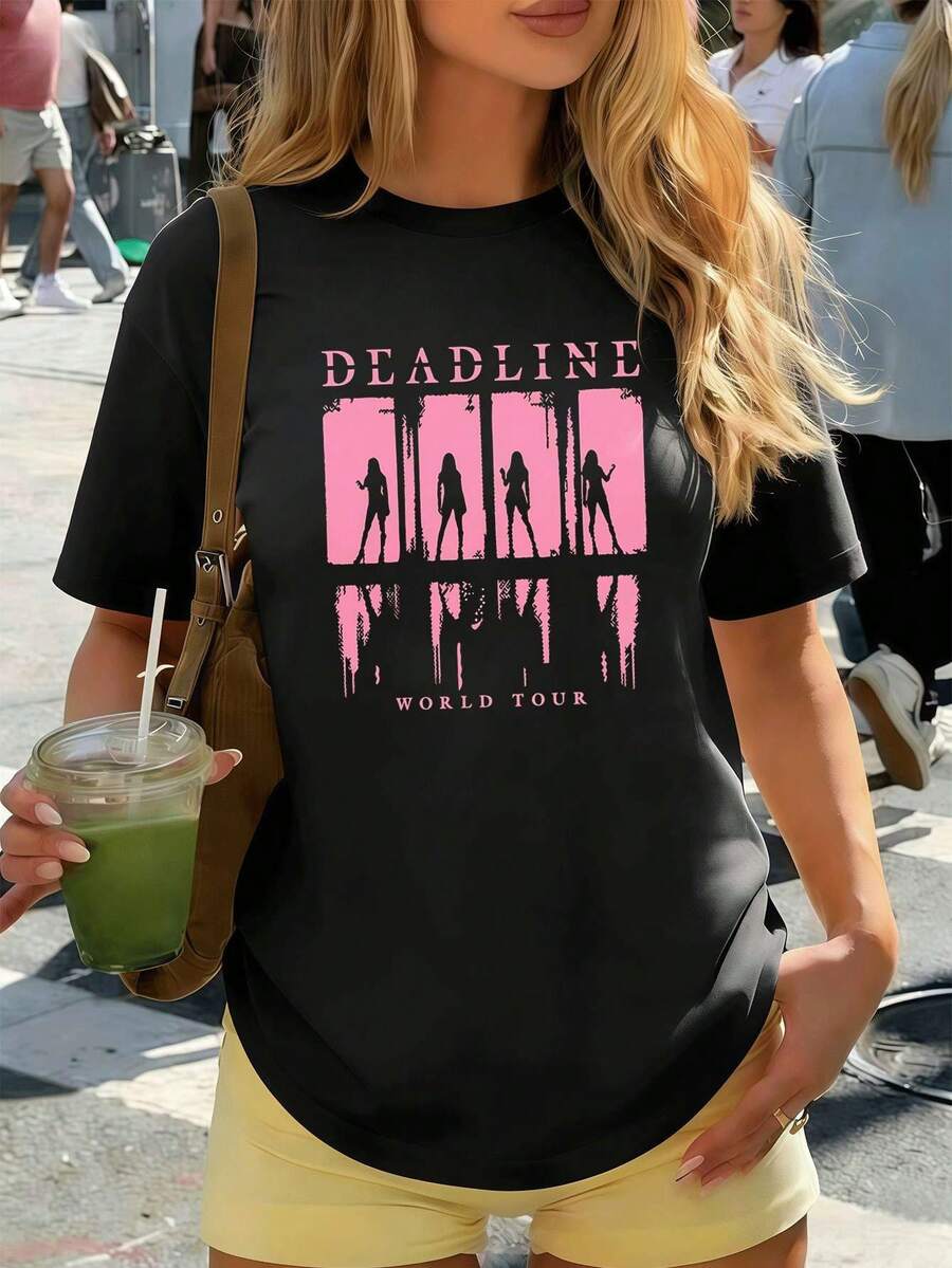 Women T-Shirts - Black - View 1