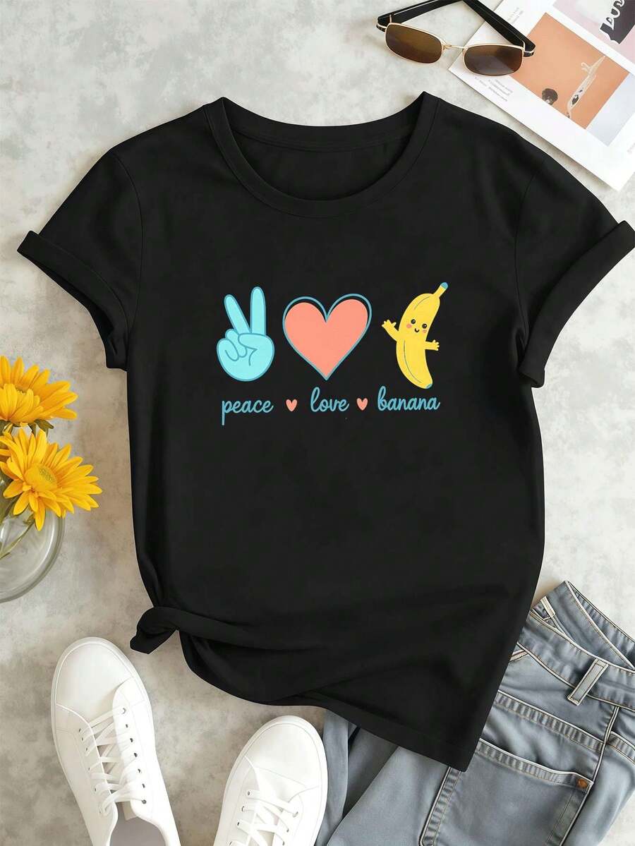 Women T-Shirts - Black - View 1