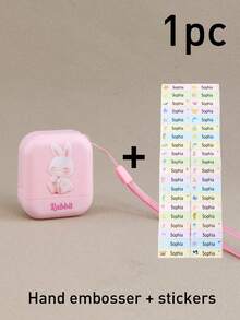 Bộ 1 con dấu tên tùy chỉnh + 100 nhãn dán tên, con dấu tên tùy chỉnh chống thấm nước cho quần áo, đồ dùng học tập, con dấu chữ ký tùy chỉnh, con dấu tên có dây buộc cá nhân hóa, con dấu tên tự động đóng mực DIY tùy chỉnh, quà sinh nhật, quà tặng tựu trường, quà tốt nghiệp. - phong cách A - Xem 9