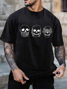 100% algodón puro, transpirable y agradable para la piel. Diseño clásico de cuello redondo, corte ajustado y adecuado para todo tipo de cuerpos. Estampado de moda con estilo minimalista y de alta calidad. Diseño unisex perfecto para conjuntos de pareja, ideal para el transporte diario, citas, ocio y ropa urbana - versátil y atemporal. - Negro - Ver 9