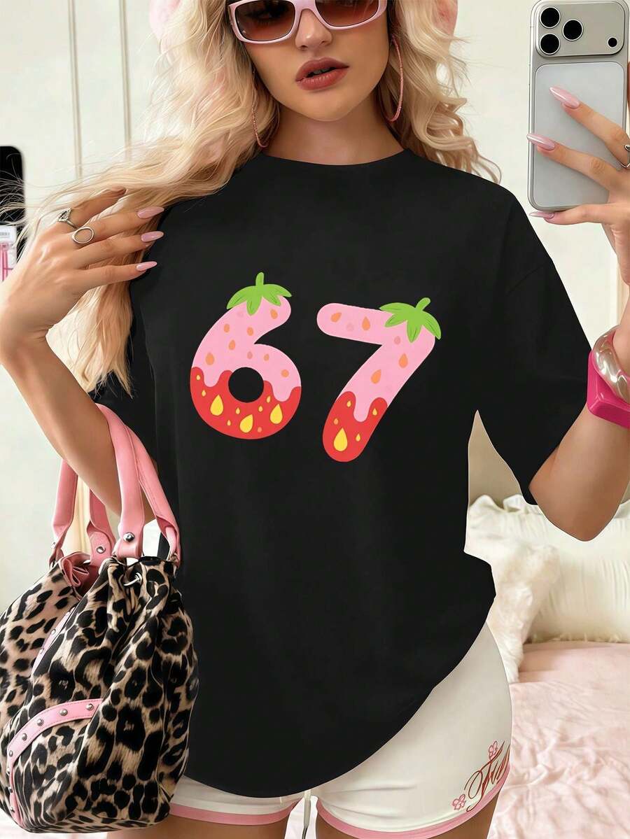 Women T-Shirts - Black - View 1