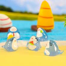 5/10/20pcs DIY Luminous Sharks, Mini Resin Animals, Sharks That Glow In The Dark, Perfect For Birthday Gifts, Sock Gifts, Party Gifts, Classroom Rewards, Prank Games, Landscape Gardens, Desktop Ornaments, And Car Ornaments! - Multicolor - View 4