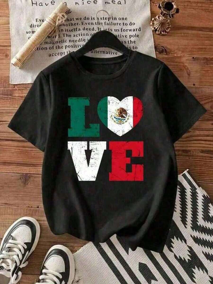 Blusas Bonito Camiseta impresa para mujeres de algodón puro,Playera Mundial 2026 con Escudo de México Canadá EUA, Camiseta de Fútbol World Cup 2026 Estampada Blanca, Ropa Deportiva Unisex Manga Corta Cuello Redondo, Blusa de Algodón Estilo Urbano Holgada, Regalo para Fanáticos del Balompié Copa 2026 100% Cotton Blusas Para Mujer Casual