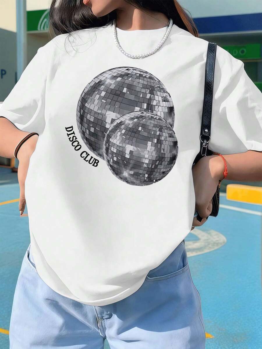 Dam-T-shirts - Vitt - Visa 1