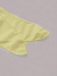 Swim Basics Cubre todo de unicolor y minimalista para mujer - Amarillo - Ver 3