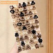 60pcs Minimalist Matte Butterfly & Flower Small Hair Clips, Multi-Color Options, Suitable For Daily Wear - Multicolor - View 1
