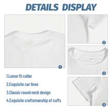 Women's Casual Cotton T-Shirt, "Last Day Best Day" Print, Ideal For Graduation Season, Graduation T-Shirt For Men And Women - 白色 - 查看 5