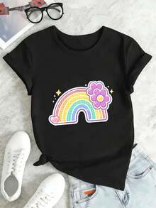 Women T-Shirts - Black - View 2