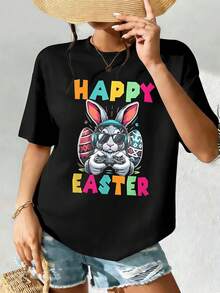 Women T-Shirts - Black - View 2