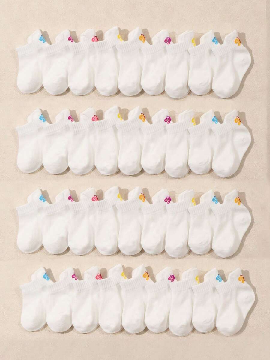 5双婴儿白色低帮袜,弹性好,透气舒适,贴合脚型,适合爬行、学步、室内活动,是新生儿、婴儿洗礼、生日礼物的理想之选。 - 白色 - 查看 1