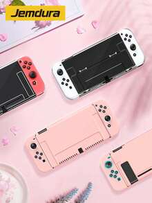 1 个普通保护壳，全新 Switch 2 代配件，兼容 Switch 2/Switch NS/Switch OLED 主机，可拆卸 TPU 软壳，安装方便，防刮，兼容 Switch Lite 主机配件 - 彩色 - 查看 3