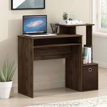 Furinno Computer For Computer - Dark Brown - View 2