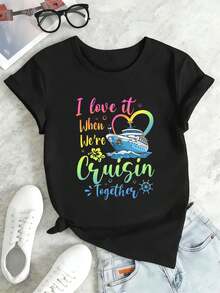 Women T-Shirts - Black - View 2