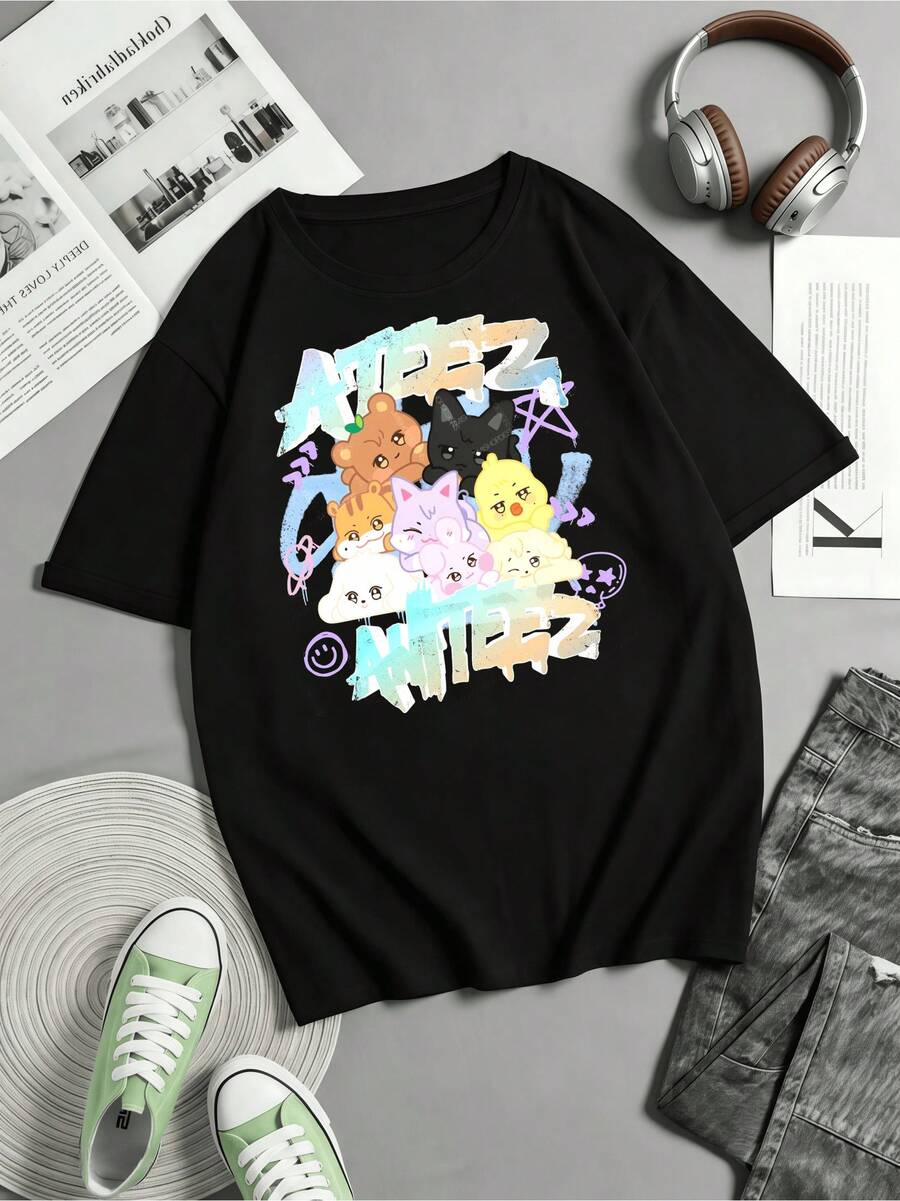 Women T-Shirts - Black - View 1