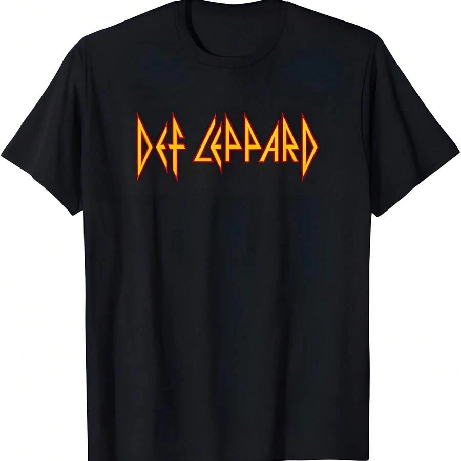 Defs Leppards - Camiseta con logotipo clásico - Negro - Ver 1