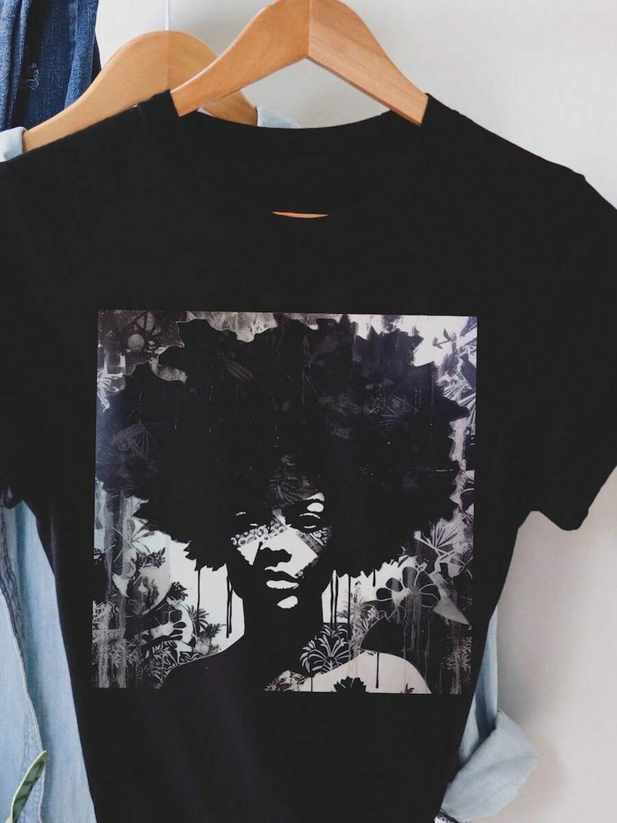 Women T-Shirts - Black - View 1