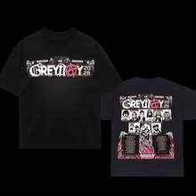 Grey1 Day1 2026 Tour V5 Shirt Unisex Rapper Clothing - Black - View 1