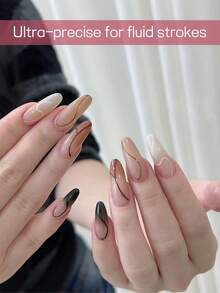 5 cọ vẽ móng tay hiệu ứng chuyển màu, dùng cho sơn gel và các đường nét vẽ móng tinh tế. - Nhiều màu - Xem 7