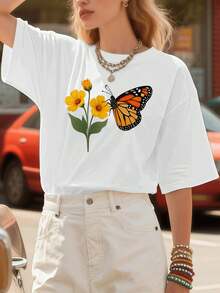 Women T-Shirts - White - View 1