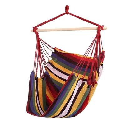 Portable Outdoor Hammock | Sturdy Nylon Swing Chair, Comfortable And Durable, Perfect For Yard, Color