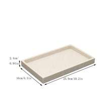 Minimalist Luxury Bathtub Tray, Hotel/Home Use Vanity Organizer, Toothpaste Storage - Medium Flat Bottom - View 6