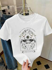 Dam-T-shirts - Vitt - Visa 2
