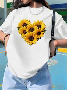 Women T-Shirts - White - View 1