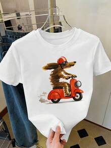 Dam-T-shirts - Vitt - Visa 2