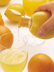 2-In-1 Manual Lemon & Orange Juicer, Small Plastic Citrus Juice Extractor, Fruit Juice Maker [Green + Yellow] - Multicolor - View 10
